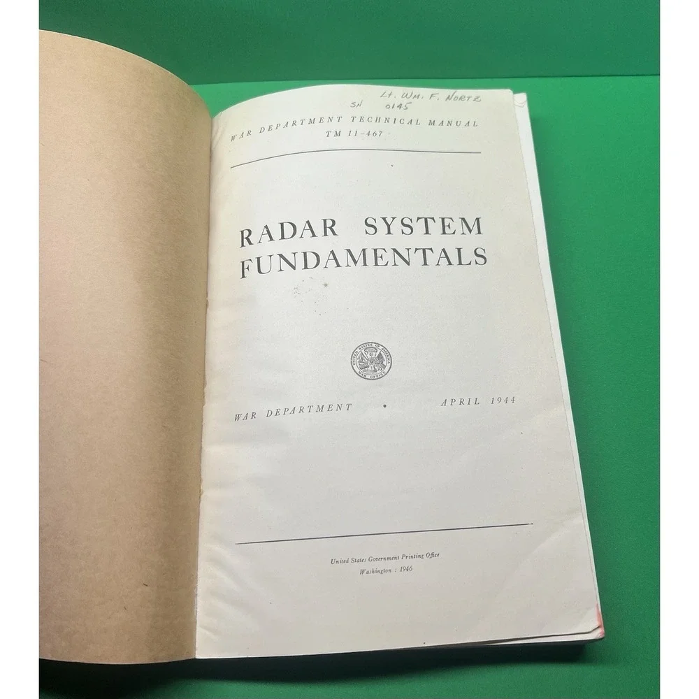 VTG US Army training: Radio‎ System Fundamentals (TM 11-467 - April 1944)